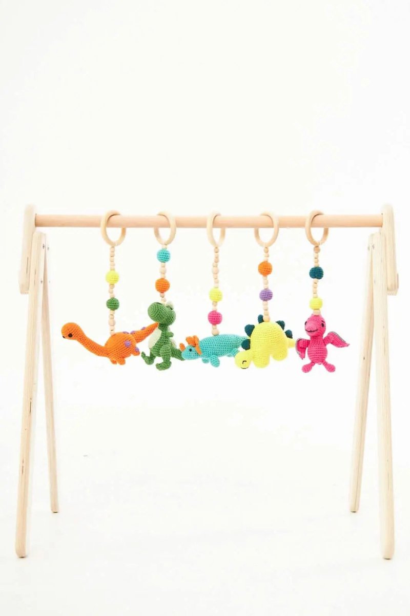 Kidodido Montessori Baby Gym With Hanging Toys Wooden Play Gym - Everetts Place Boutique - 