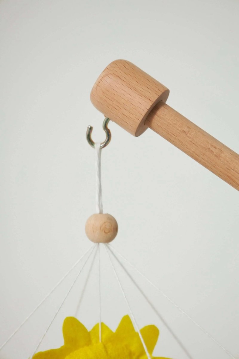 Kidodido Montessori Baby Mobile Set Beech Wood Toys With Animals - Everetts Place Boutique - 