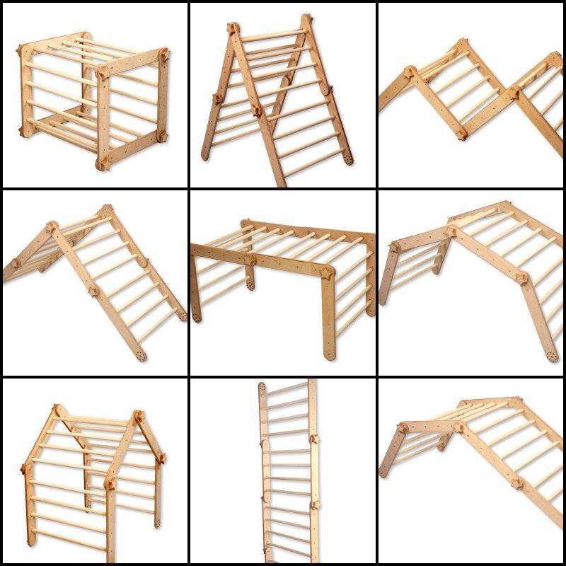 Montessori Climber Set 6 Pieces | Indoor Playground Set - Everetts Place: Online Boutique - Furniture