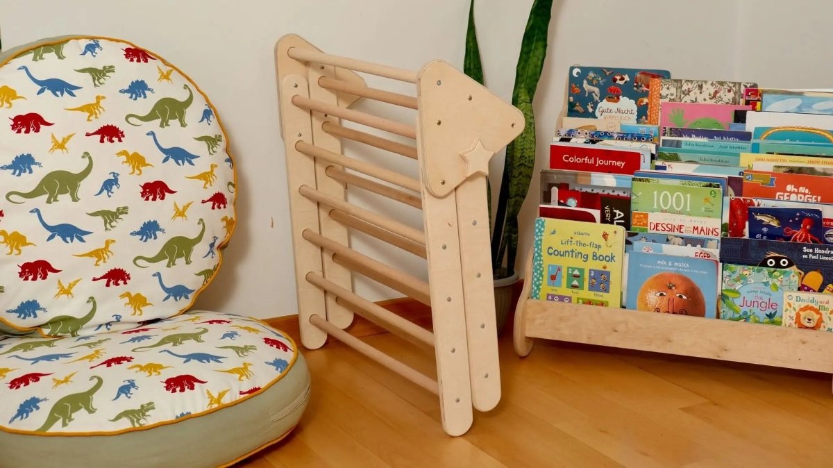 Kidodido Montessori Indoor Playground Pikler Triangle Climbing Set - Everetts Place Boutique - 