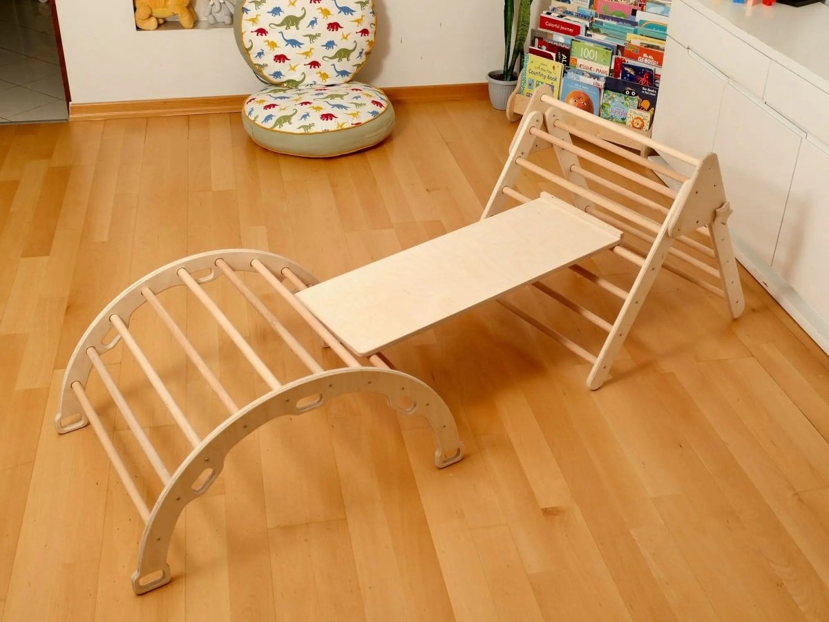 Kidodido Montessori Indoor Playground Pikler Triangle Climbing Set - Everetts Place Boutique - 