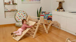 Kidodido Montessori Indoor Playground Pikler Triangle Climbing Set - Everetts Place Boutique - 