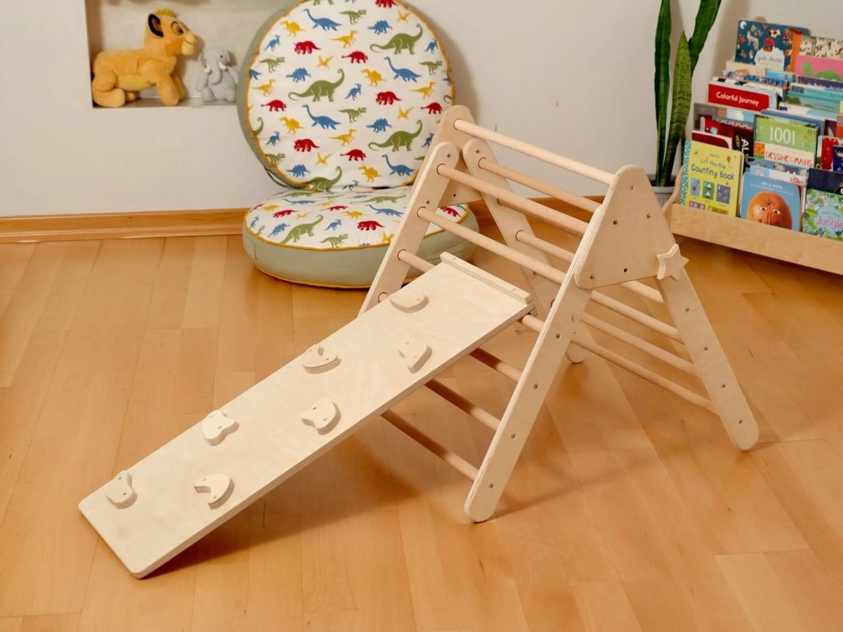 Kidodido Montessori Indoor Playground Pikler Triangle Climbing Set - Everetts Place Boutique - 