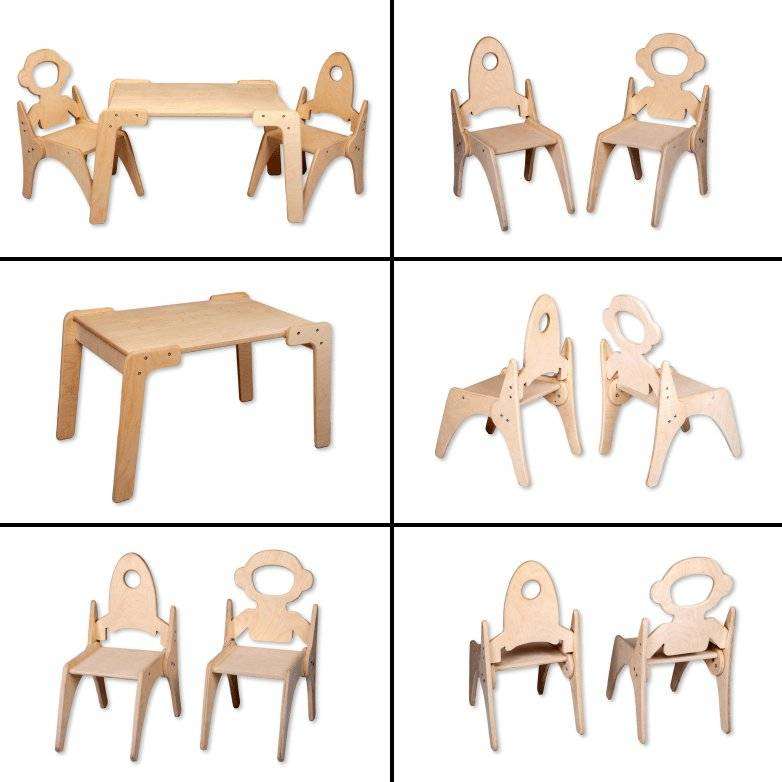 Montessori Table and Chair Set - Everetts Place: Online Boutique - Furniture