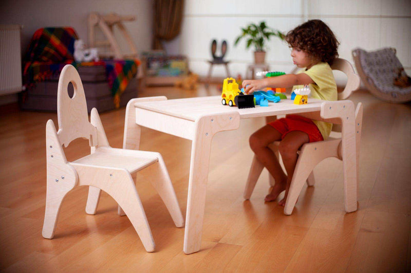 Montessori Table and Chair Set - Everetts Place: Online Boutique - Furniture