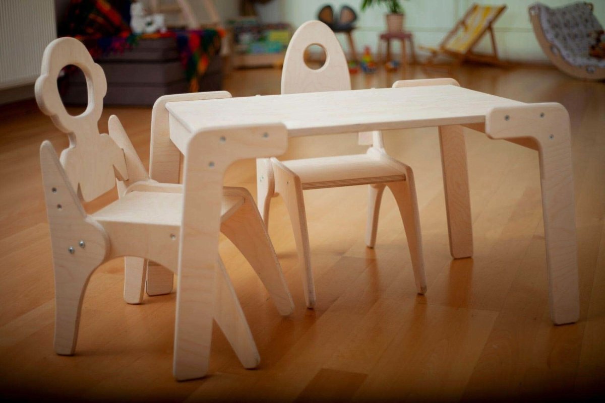 Kidodido Montessori Table And Chair Set For Kids By Kidodido - Everetts Place Boutique - 