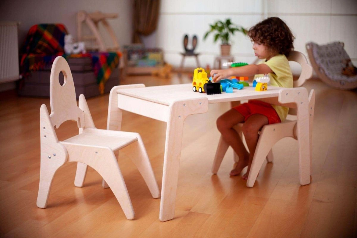 Kidodido Montessori Table And Chair Set For Kids By Kidodido - Everetts Place Boutique - 