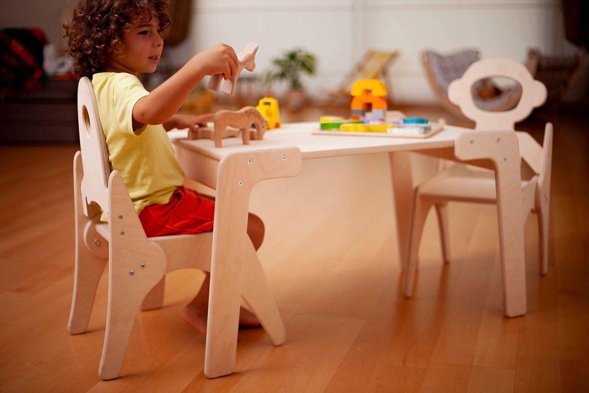 Kidodido Montessori Table And Chair Set For Kids By Kidodido - Everetts Place Boutique - 