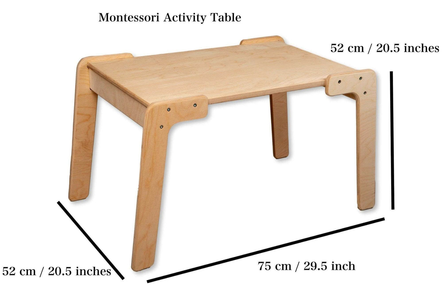 Montessori Table And Chair Set For Kids By Kidodido Kidodido Everetts Place: Online Boutique