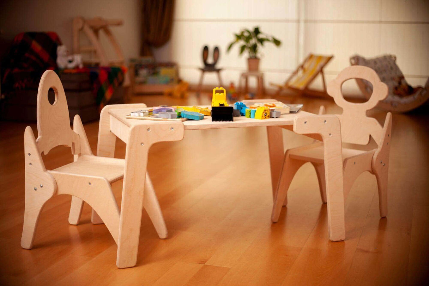 Montessori Table And Chair Set For Kids By Kidodido Kidodido Everetts Place: Online Boutique 243.75