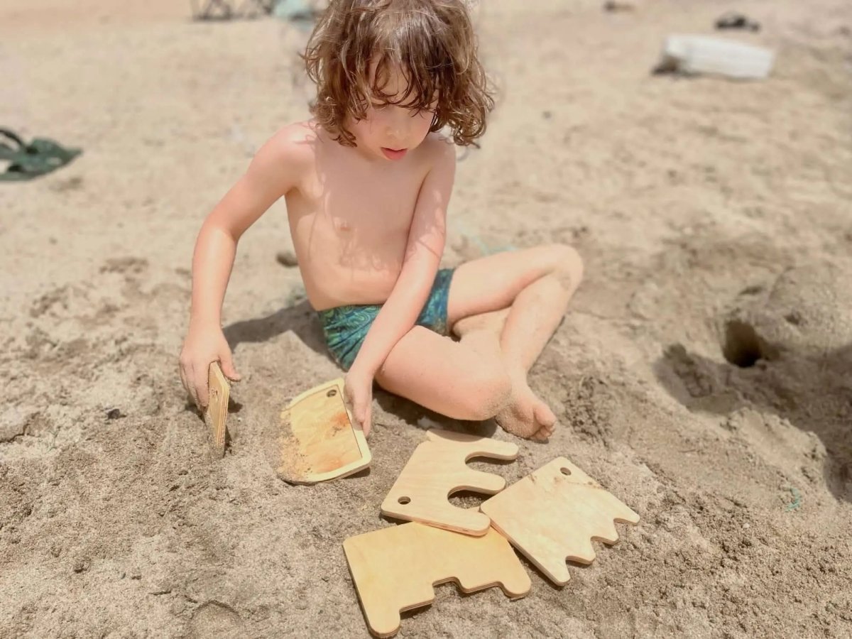 Kidodido Montessori Wooden Shovel Set Eco Friendly Toys For Kids - Everetts Place Boutique - 