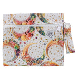Texas Tushies Moon Embroidery Mini Wet Bag with Versatile Use for Everyday Essentials - Baby & Toddler > Diapering > Diaper Wet Bags