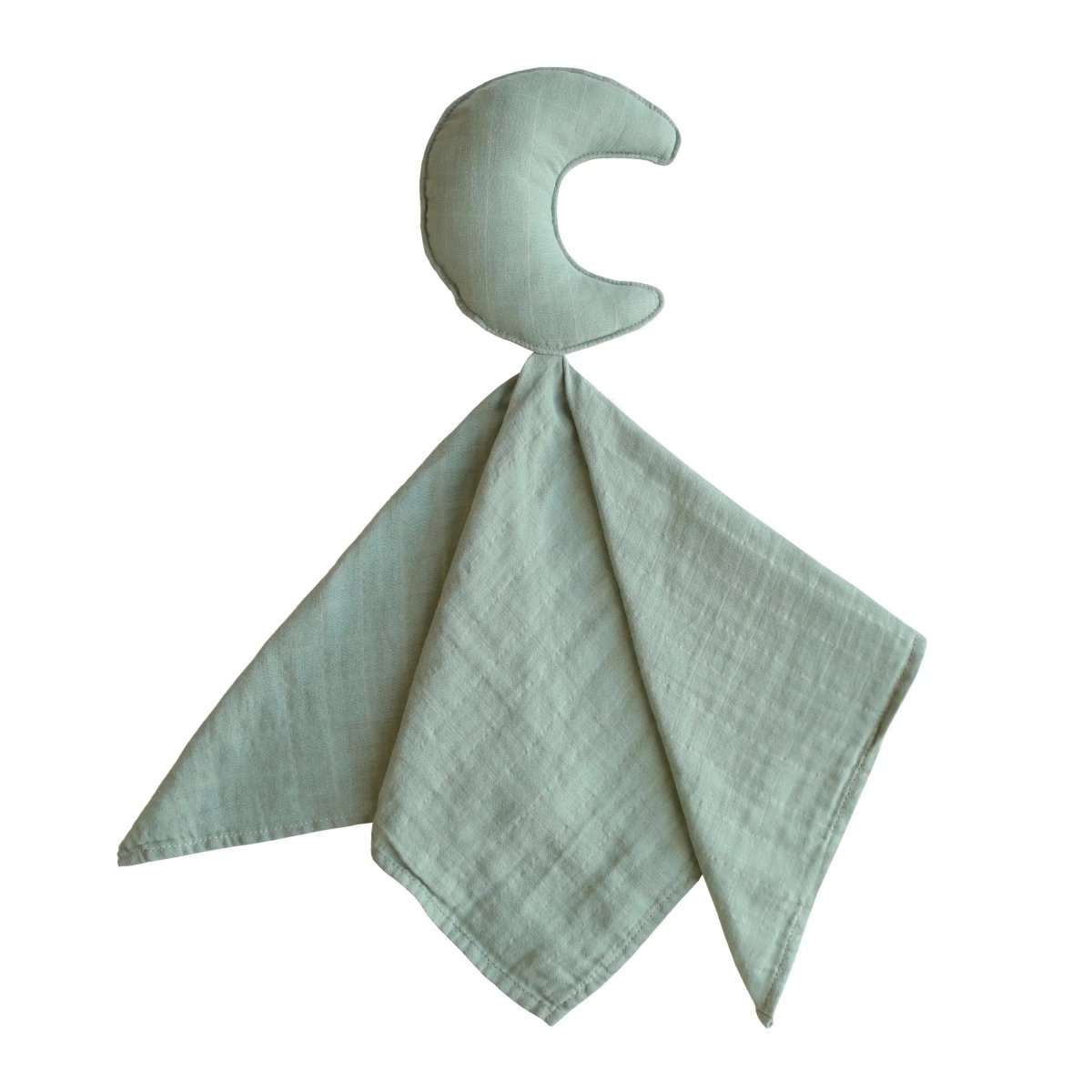 Mushie Moon Lovey Blanket Made from 100 Percent Organic Cotton for Babies and Toddlers - 