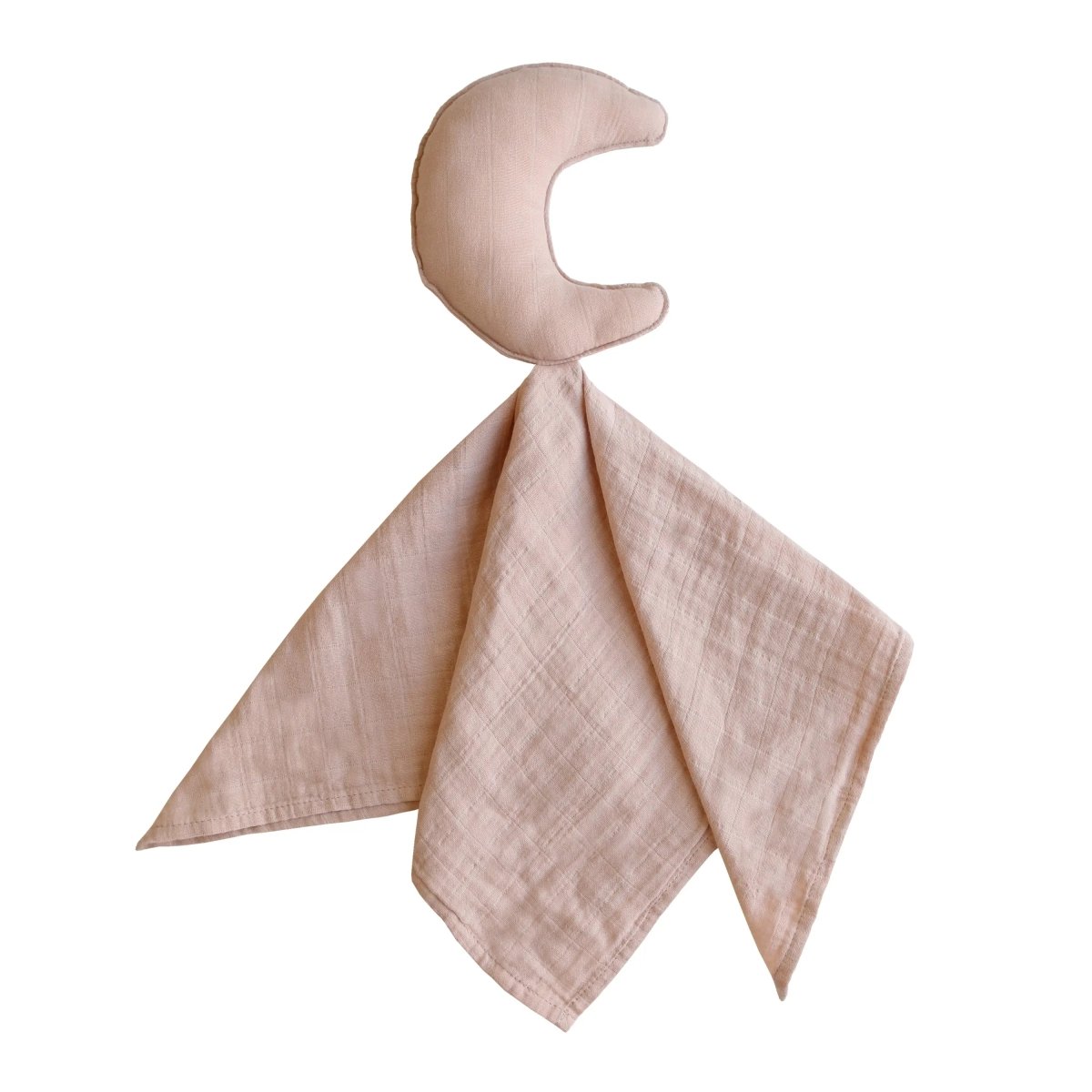 Mushie Moon Lovey Blanket Made from 100 Percent Organic Cotton for Babies and Toddlers - 
