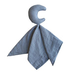 Mushie Moon Lovey Blanket Made from 100 Percent Organic Cotton for Babies and Toddlers - 