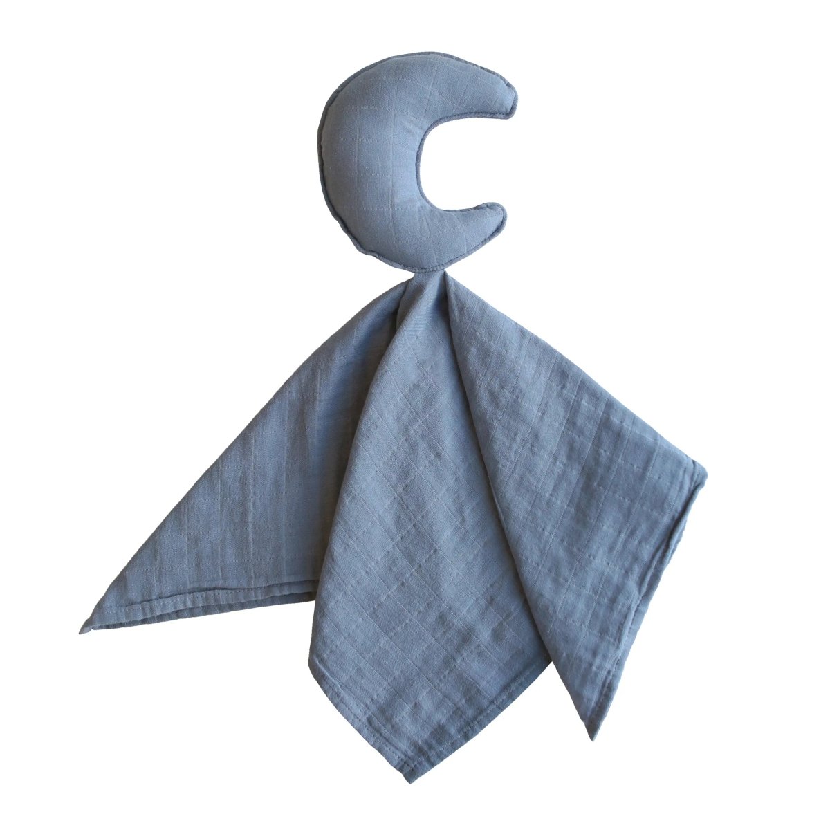 Mushie Moon Lovey Blanket Made from 100 Percent Organic Cotton for Babies and Toddlers - 