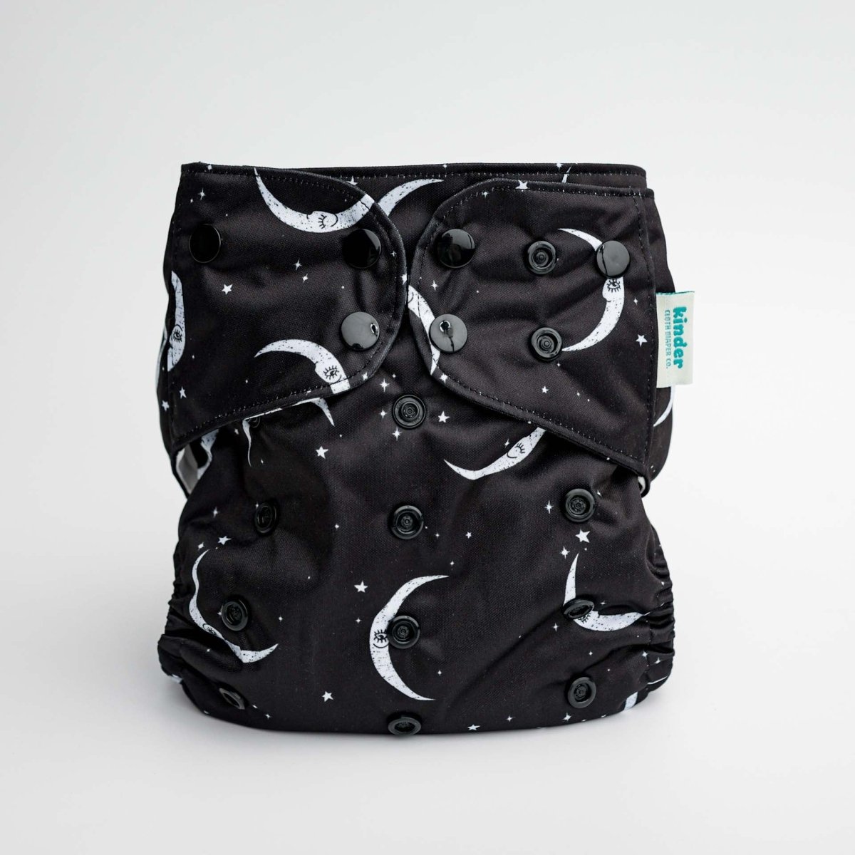 Kinder Cloth Diaper Co. Space and Sky: Essentials Pocket Cloth Diaper with Athletic Wicking Jersey, Grows with your Baby