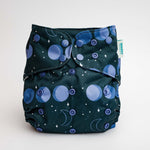 Kinder Cloth Diaper Co. Space and Sky: Essentials Pocket Cloth Diaper with Athletic Wicking Jersey, Grows with your Baby