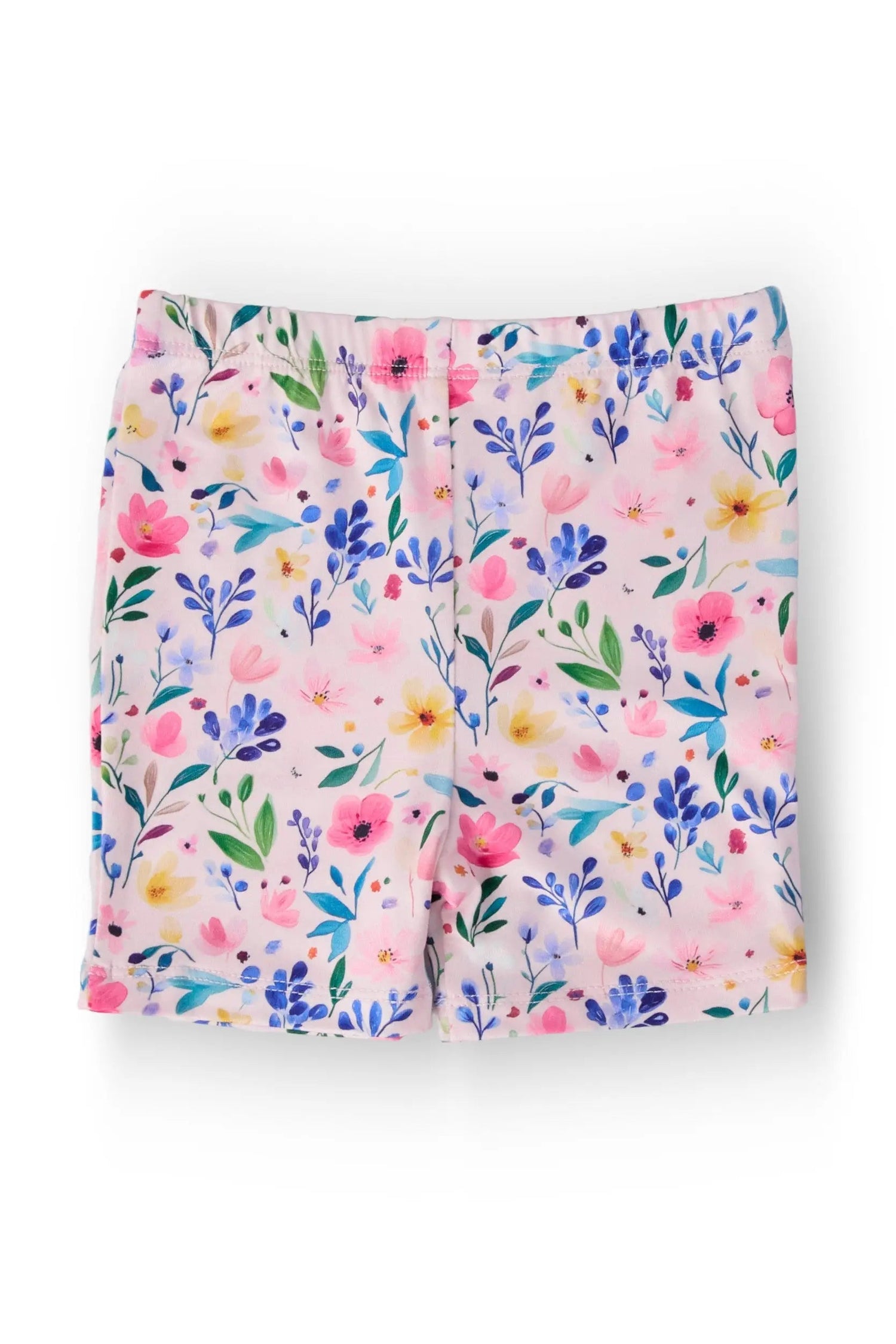 Morning Meadows Twirl Shorts - Pink, Petal, Wildflower, Pedicel, Shorts | Everetts Place