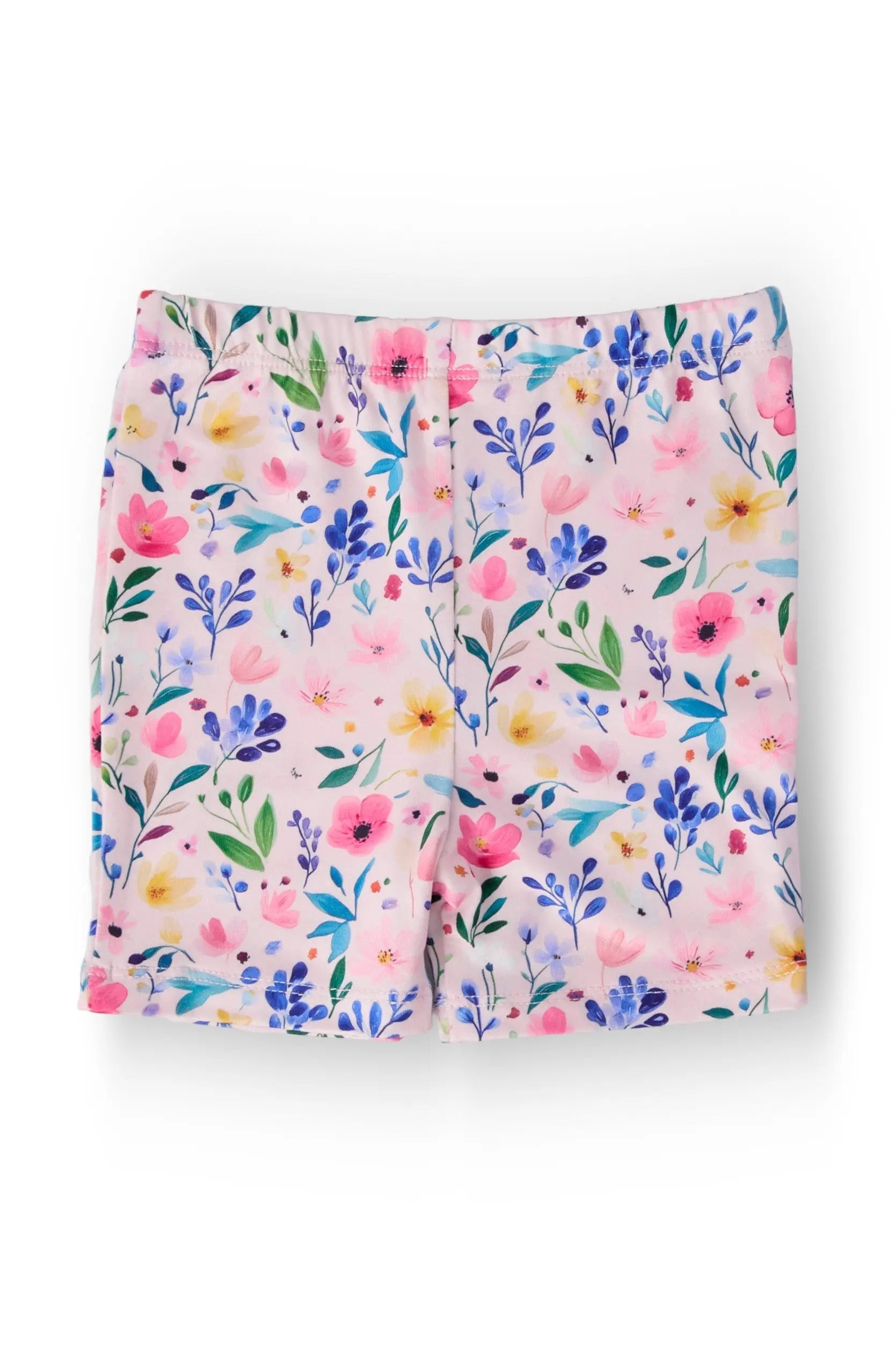 Morning Meadows Twirl Shorts - Pink, Petal, Wildflower, Pedicel, Shorts | Everetts Place