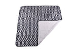 Newcastle Classics Moroccan Blue Cotton Muslin Blanket with Four Layers for Kids - 