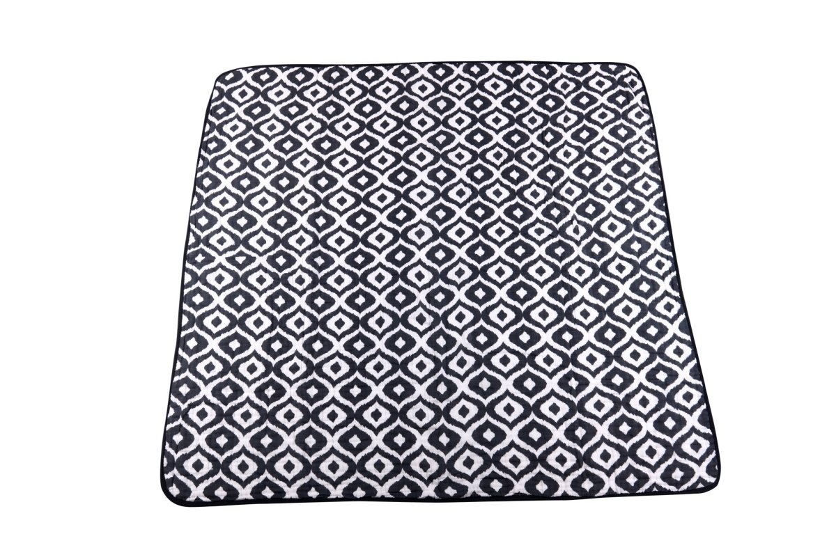 Newcastle Classics Moroccan Blue Cotton Muslin Blanket with Four Layers for Kids - 