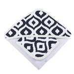 Newcastle Classics Moroccan Blue Hooded Towel Set in Soft Cotton Terry for Kids - 