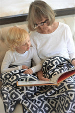 Newcastle Classics Morrocan Blue Cotton Muslin Blanket for Comfortable Baby Snuggling - Baby & Toddler > Swaddling & Receiving Blankets > Receiving Blankets Cotton Newcastle Blanket