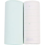 Goosewaddle® | Newborn Baby Blankets Toys Teethers Bibs & More Mountain And Mint Swaddle Blanket Set