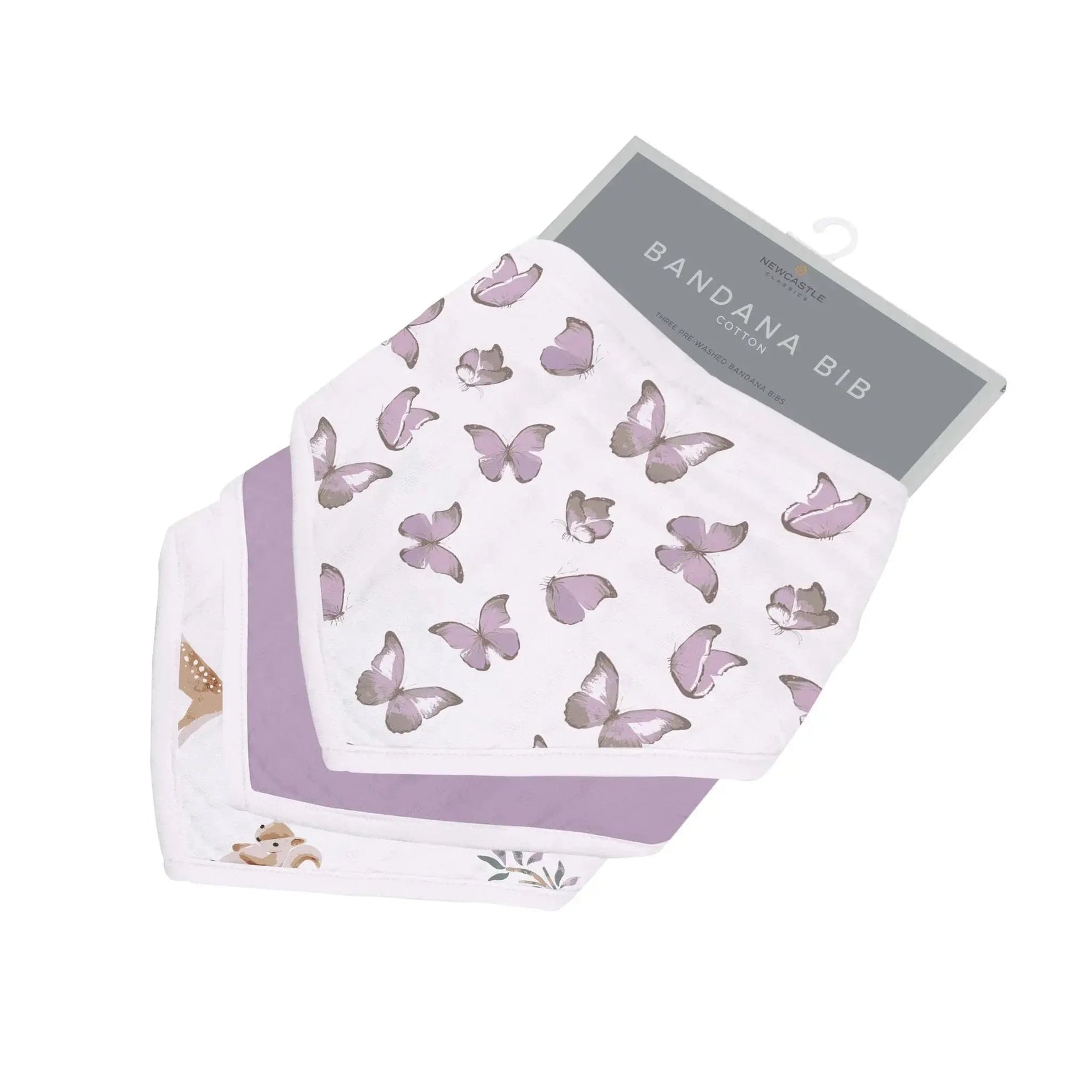 Newcastle Classics Mountain Meadow Cotton Bandana Bibs - 