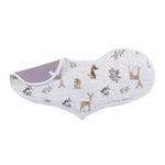 Newcastle Classics Mountain Meadow Cotton Bibs with Soft Muslin for Feeding Babies - 