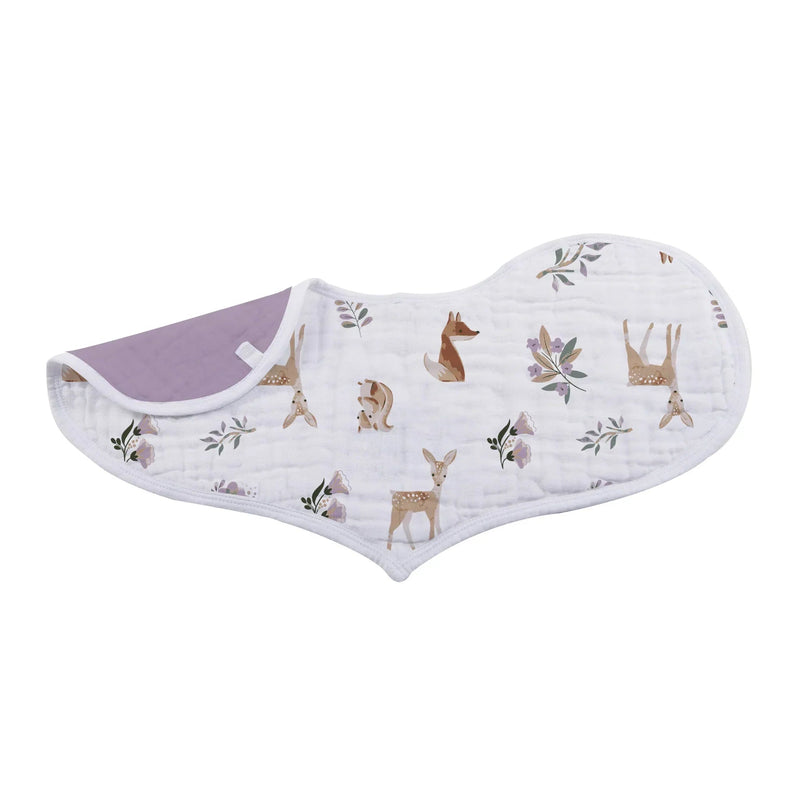 Mountain Meadow Cotton Heart Bibs for Feeding and Teething 100 Percent Natural Soft Muslin Newcastle Classics