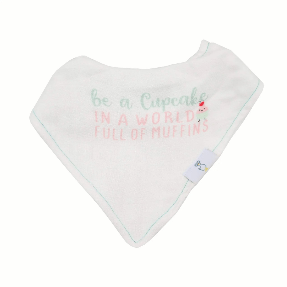 Muffin And Cupcake Baby Bib Set with Super Absorbent Fabric for Infants - Everetts Place