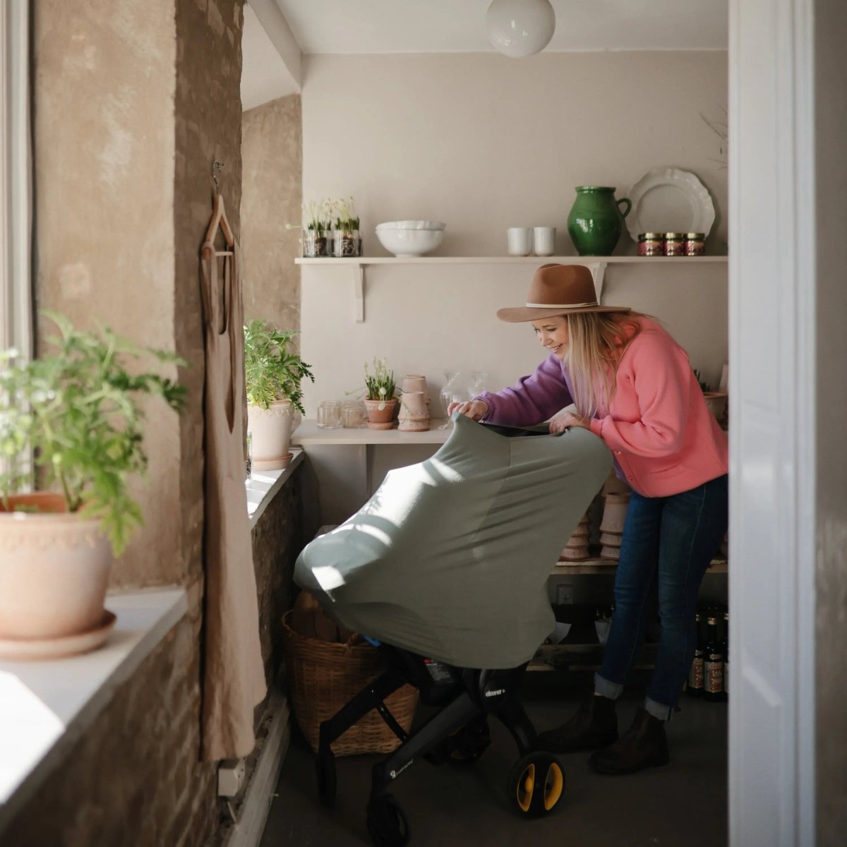 Mushie Multi Use Cover for Nursing and Protection from Unwanted Elements - Everetts Place Boutique - 