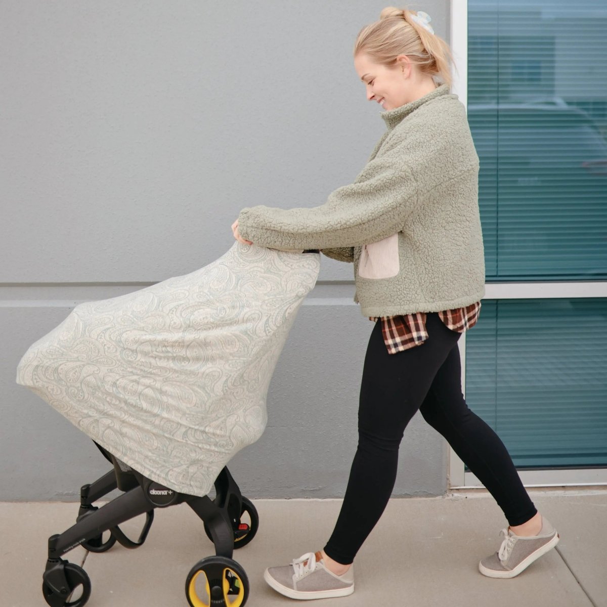 Mushie Multi Use Cover for Nursing and Protection from Unwanted Elements - Everetts Place Boutique - 