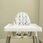 Little Joy Co. Multicolor Checker Cushion Cover for IKEA Antilop Highchair - Everetts Place Boutique - 
