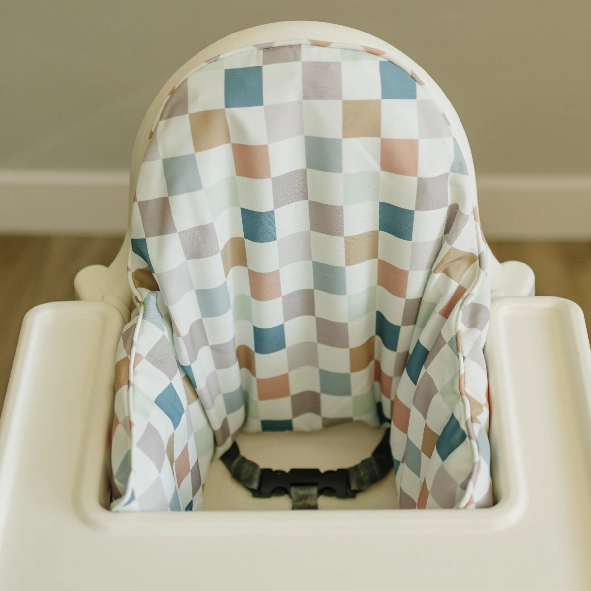 Little Joy Co. Multicolor Checker Cushion Cover for IKEA Antilop Highchair - Everetts Place Boutique - 