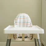 Little Joy Co. Multicolor Stripes Cushion Cover For IKEA Antilop Highchair - Everetts Place Boutique - 