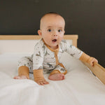 Little Joy Co. Mummy Saurus Rex Bamboo Zippy Romper Newborn To Three Months - Everetts Place Boutique - 