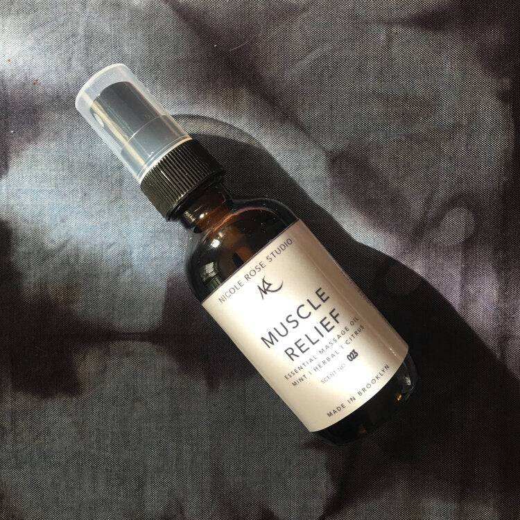 Muscle Relief Essential Body + Massage Oil - Everetts Place: Online Boutique - Bodycare