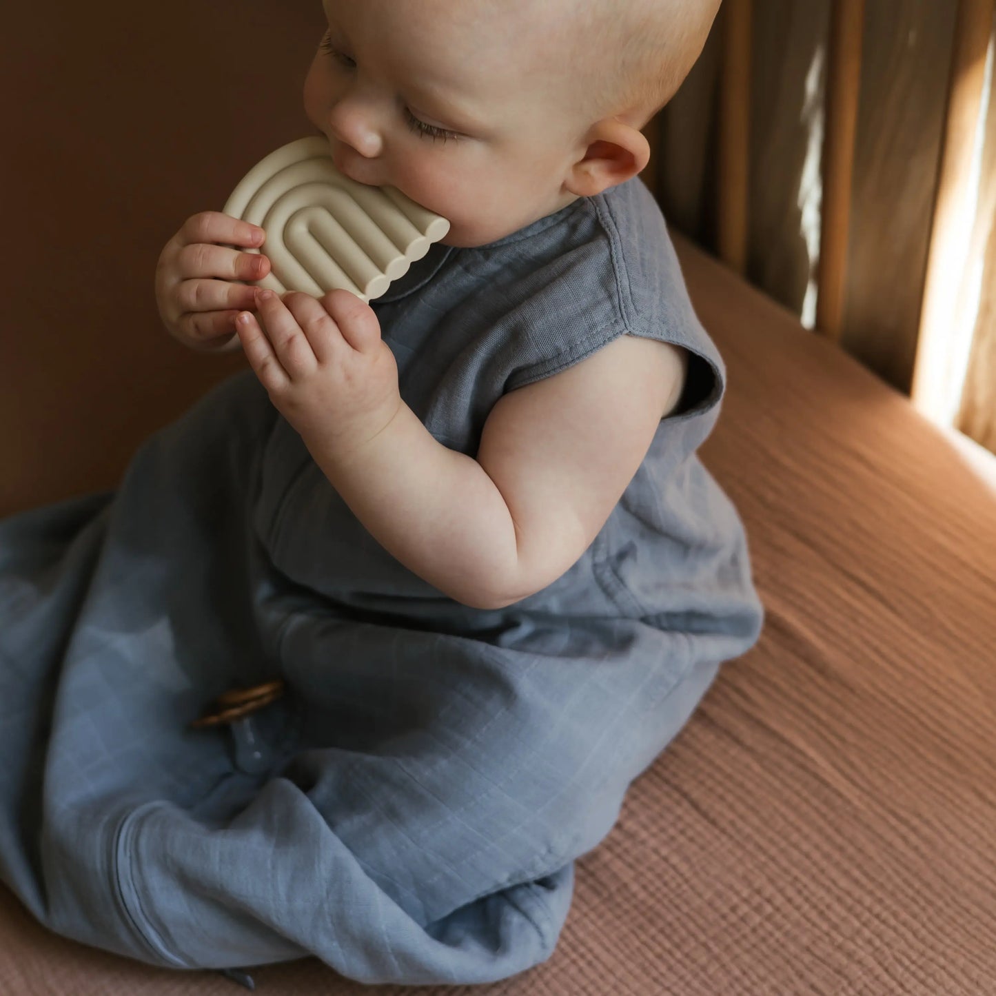 Extra Soft Bassinet Muslin Crib Sheet for Baby - 100 Percent Cotton Breathable Fabric Mushie