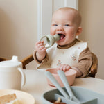 Mushie Silicone Fresh Food Feeder for Safe Self Feeding and Easy Cleaning - Baby & Toddler > Baby Health > Pacifiers & Teethers Silicone Fresh Food Feeder
