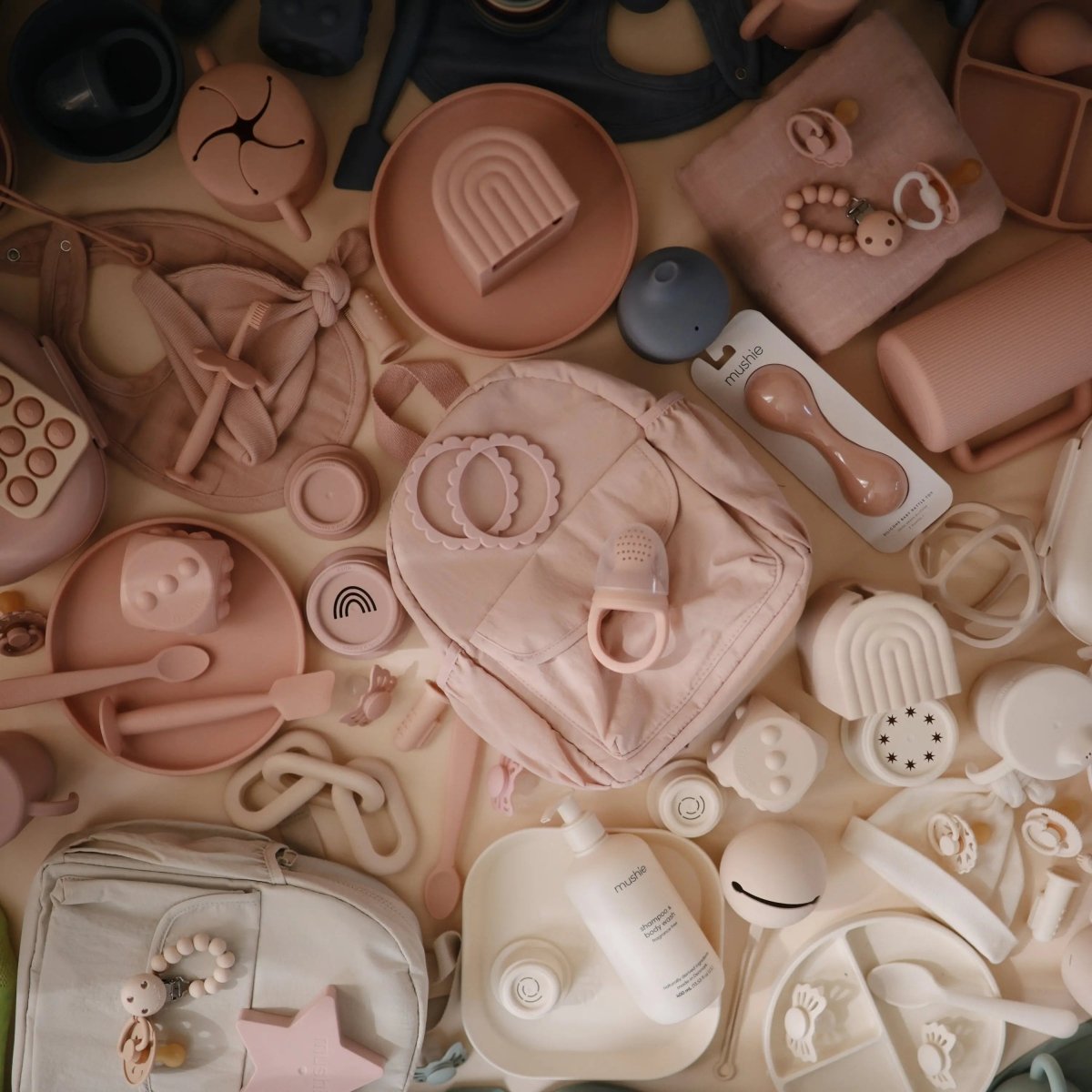 Mushie Mushie Dice Press Toy for Fine Motor Skill Development and Learning - Everetts Place Boutique - 