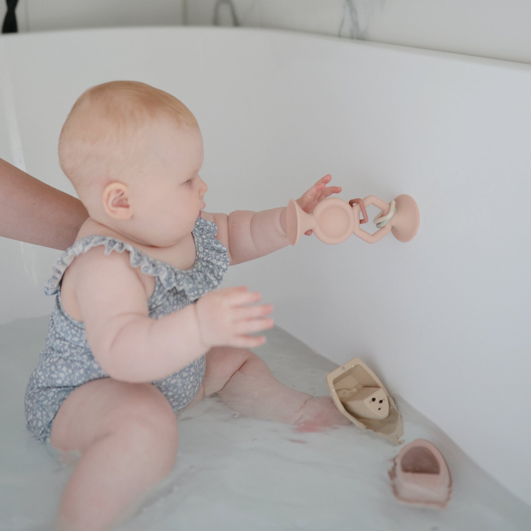 Mushie Mushie HexaPop Suction Toy | Sensory Play & Teething Relief