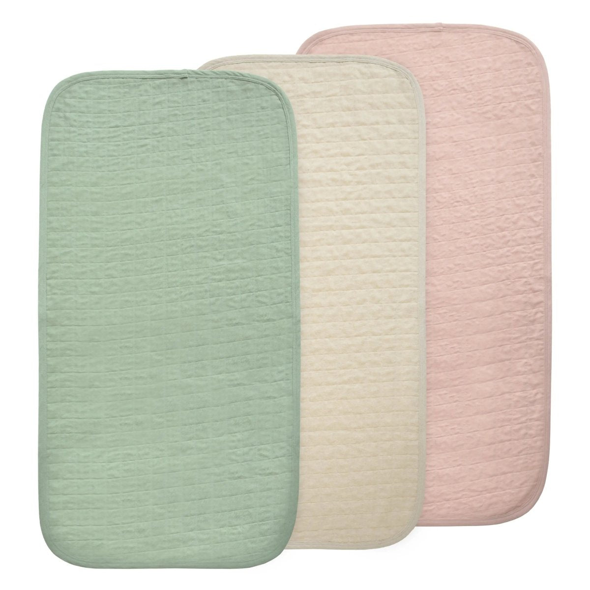 Mushie Mushie Organic Cotton Changing Pad Liners with Water Repellent Layer and Bamboo Blend - 