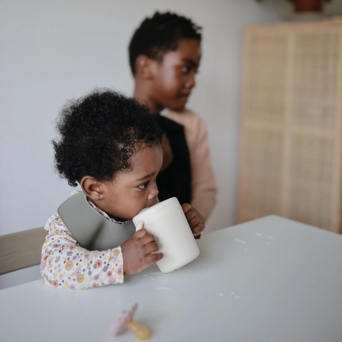 Mushie Mushie Trainer Sippy Cup Dishwasher and Microwave Safe with Easy Grip Handles - Everetts Place Boutique - 