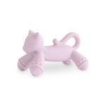 Mushie Cat Figurine Teether for Babies Non Toxic Silicone Soothing Gums - Baby & Toddler > Baby Health > Pacifiers & Teethers teether
