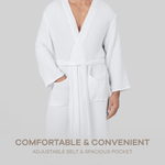 Comfy Cubs Muslin Bathrobe in WhiteEveretts Place