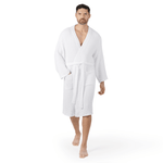 Comfy Cubs Muslin Bathrobe in WhiteEveretts Place