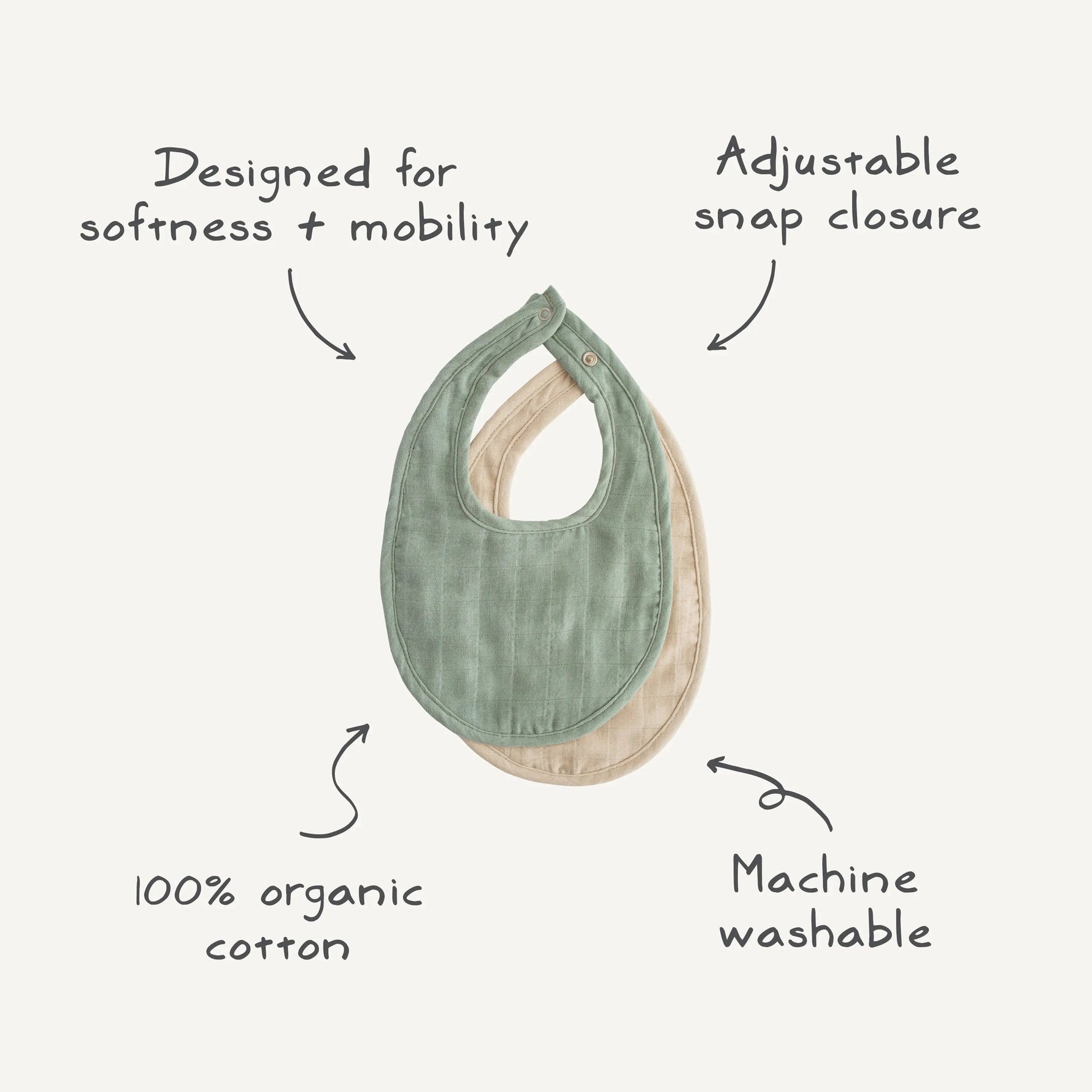 Mushie Muslin Bib - 